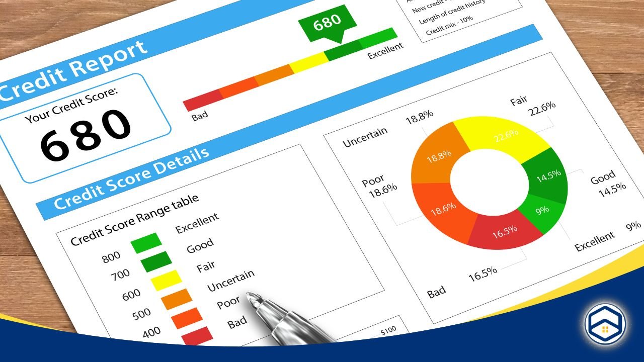 Credit report with score details and a correction pen is the best way for improving credit score for Santa Fe rentals.