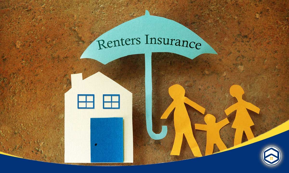 The image appears to depict an illustration related to renters insurance, which is a relevant topic for your blog on Houston rental insurance companies.